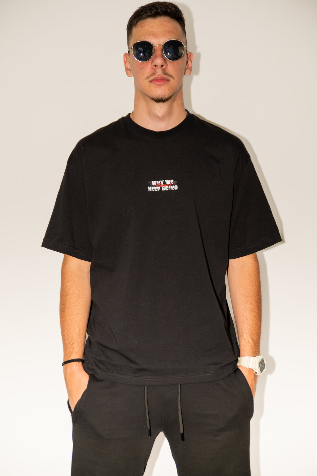 OVERSIZED T-SHIRT-''WHY WE KEEP GOING''