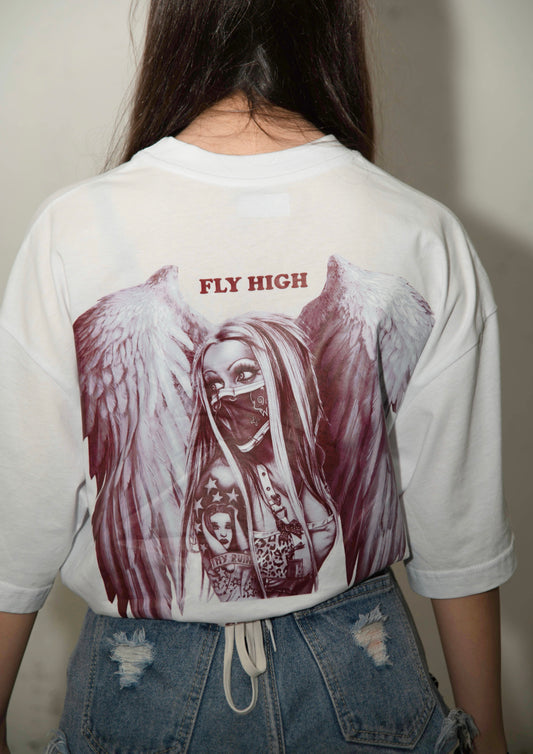 OVERSIZED T-SHIRT          “FLY HIGH”