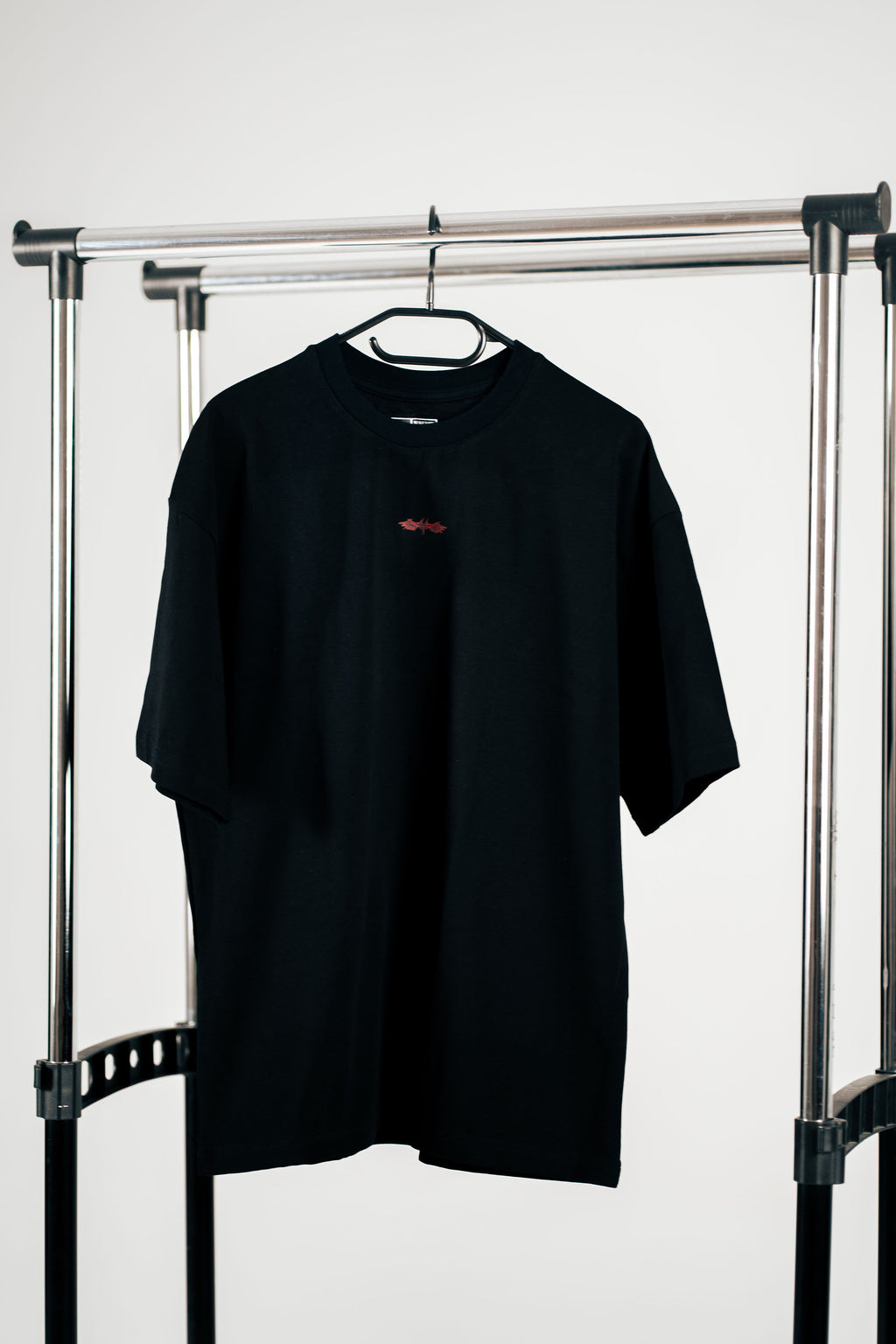 OVERSIZED T-SHIRT "REBORN" BLACK UNISEX