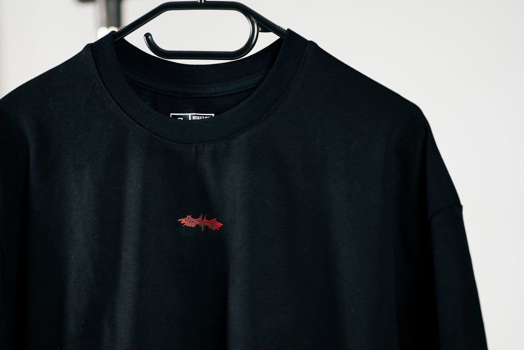 OVERSIZED T-SHIRT "REBORN" BLACK UNISEX
