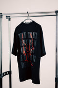 OVERSIZED T-SHIRT "REBORN" BLACK UNISEX