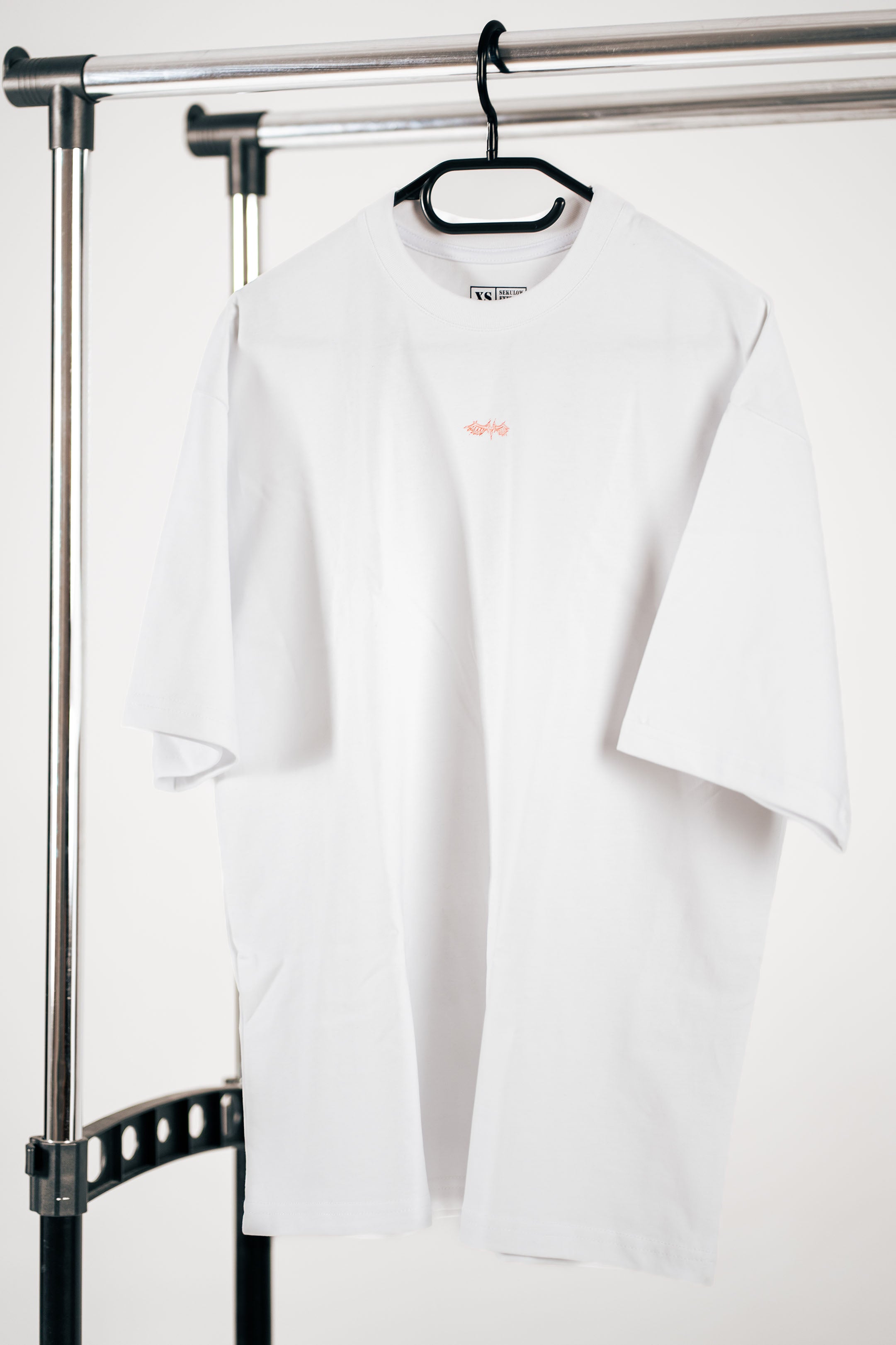 OVERSIZED T-SHIRT "REBORN" WHITE UNISEX