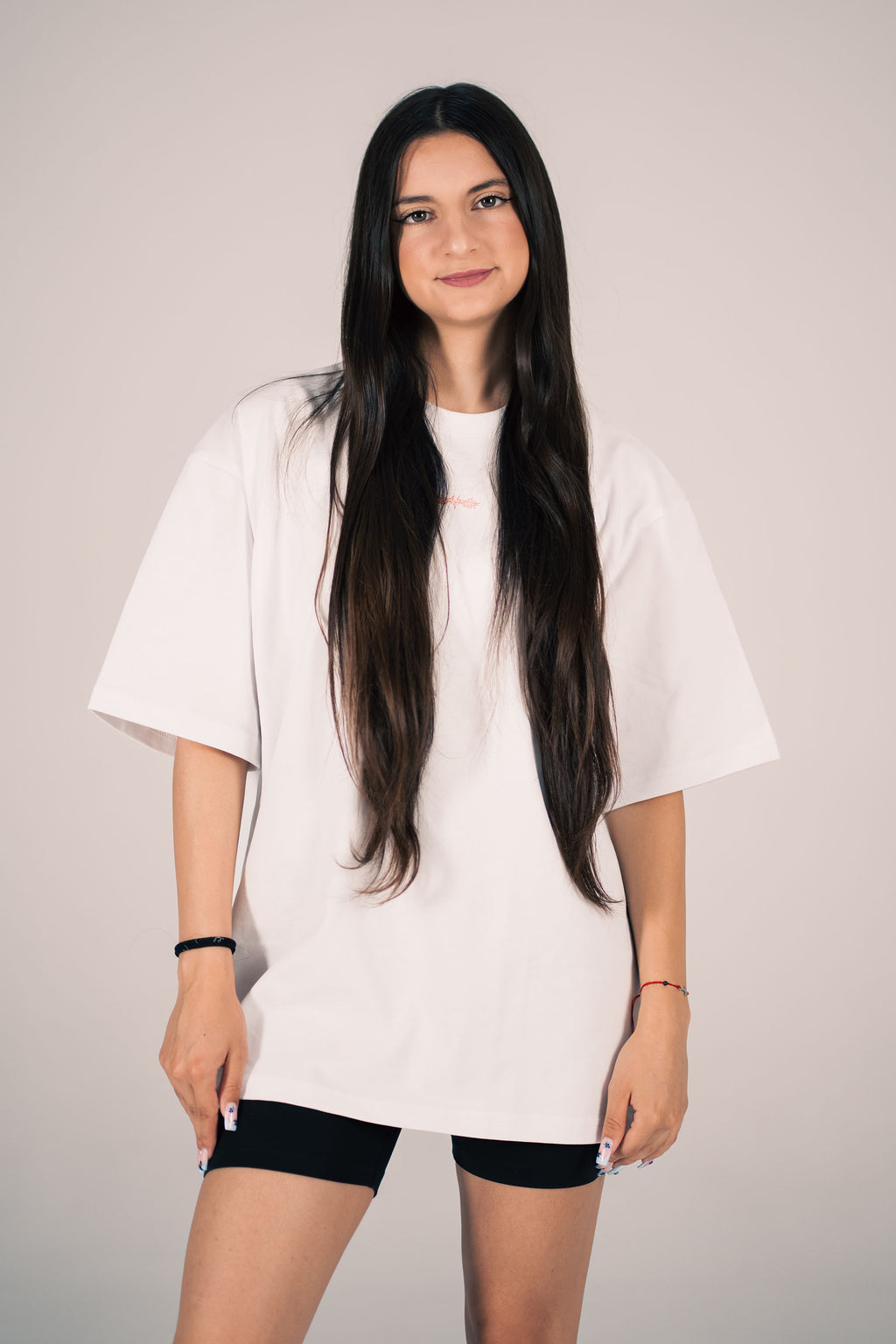 OVERSIZED T-SHIRT "REBORN" WHITE UNISEX