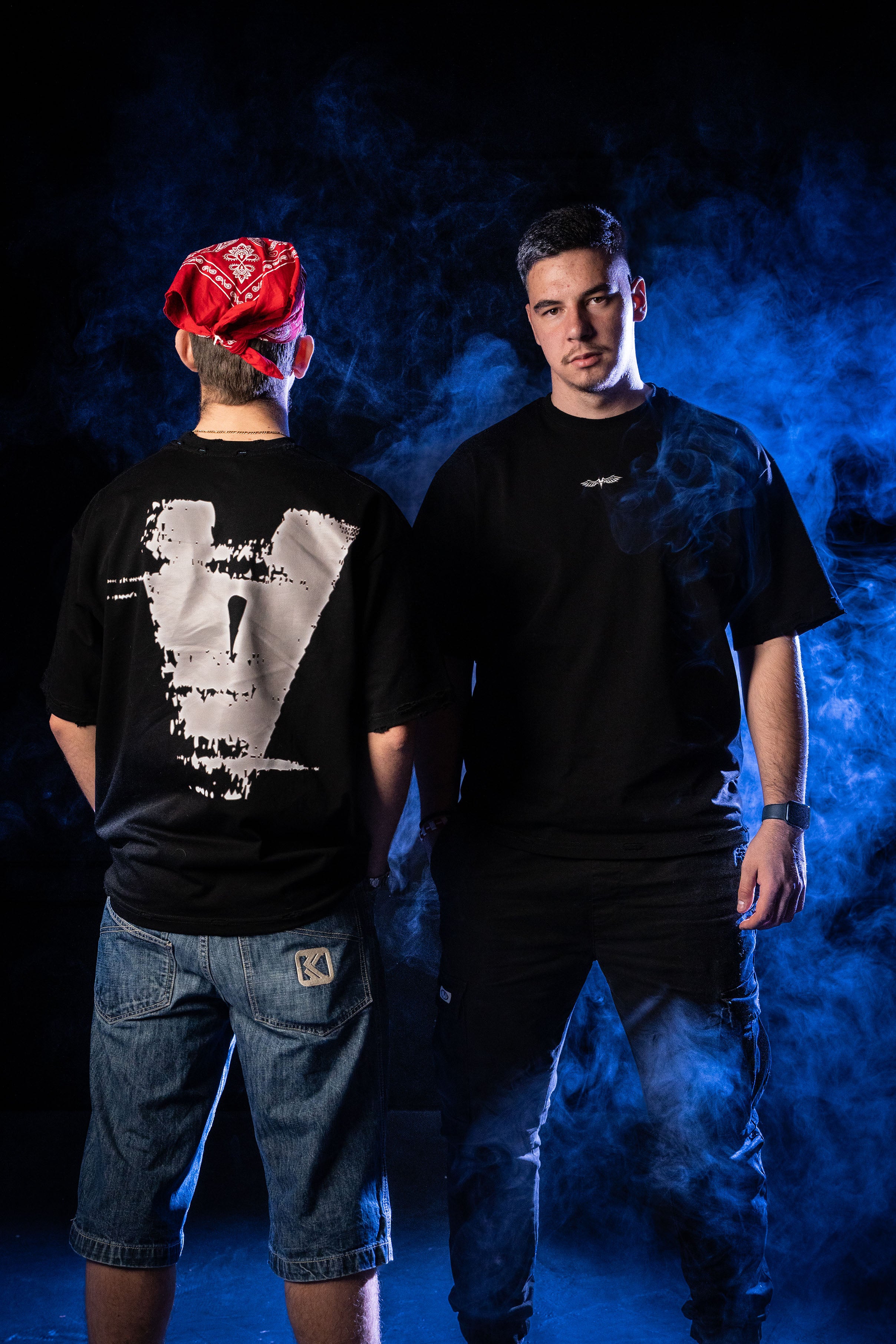 OVERSIZED MEN'S T-SHIRT - "SCARRED" DISTRESSED