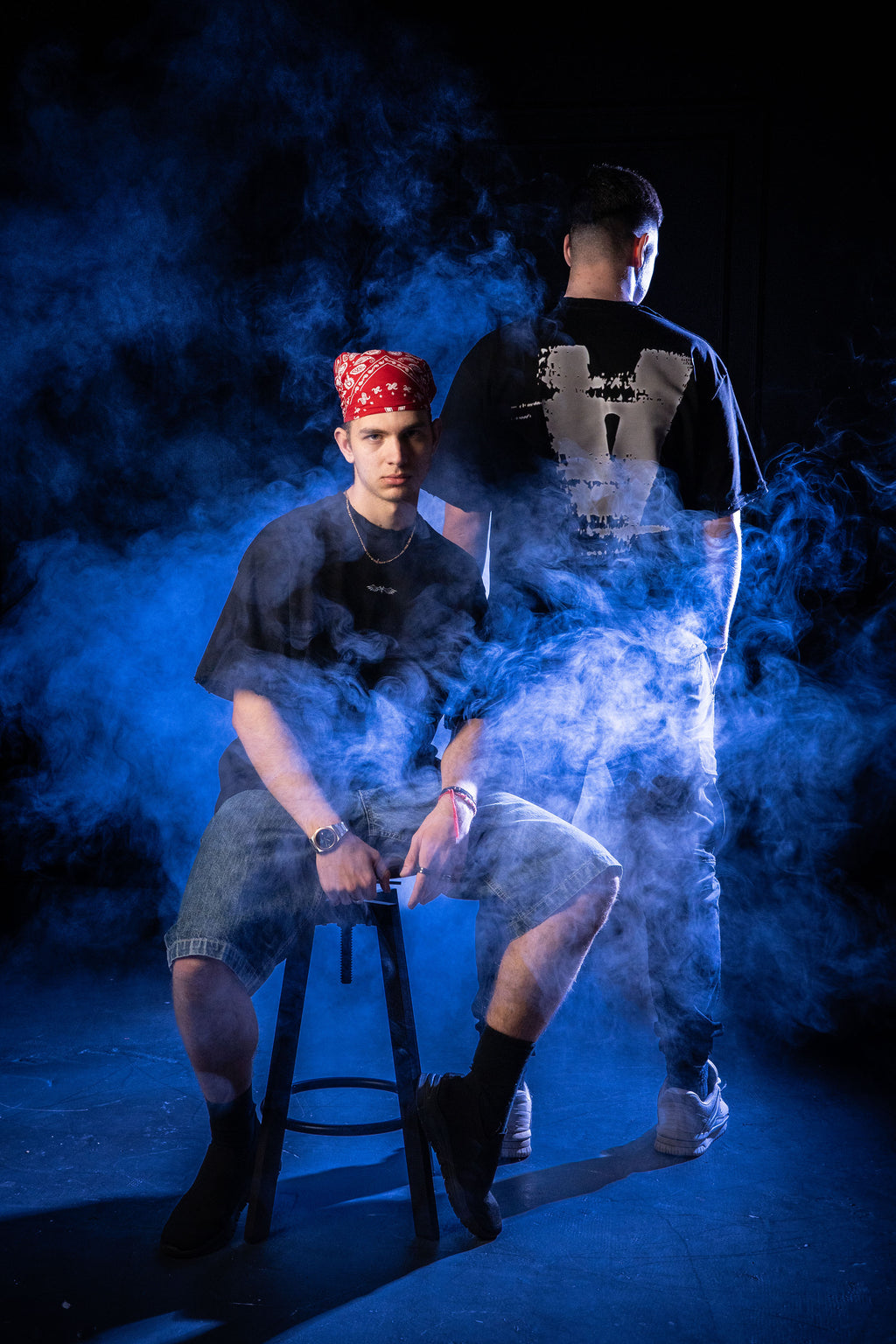 OVERSIZED MEN'S T-SHIRT - "SCARRED" DISTRESSED