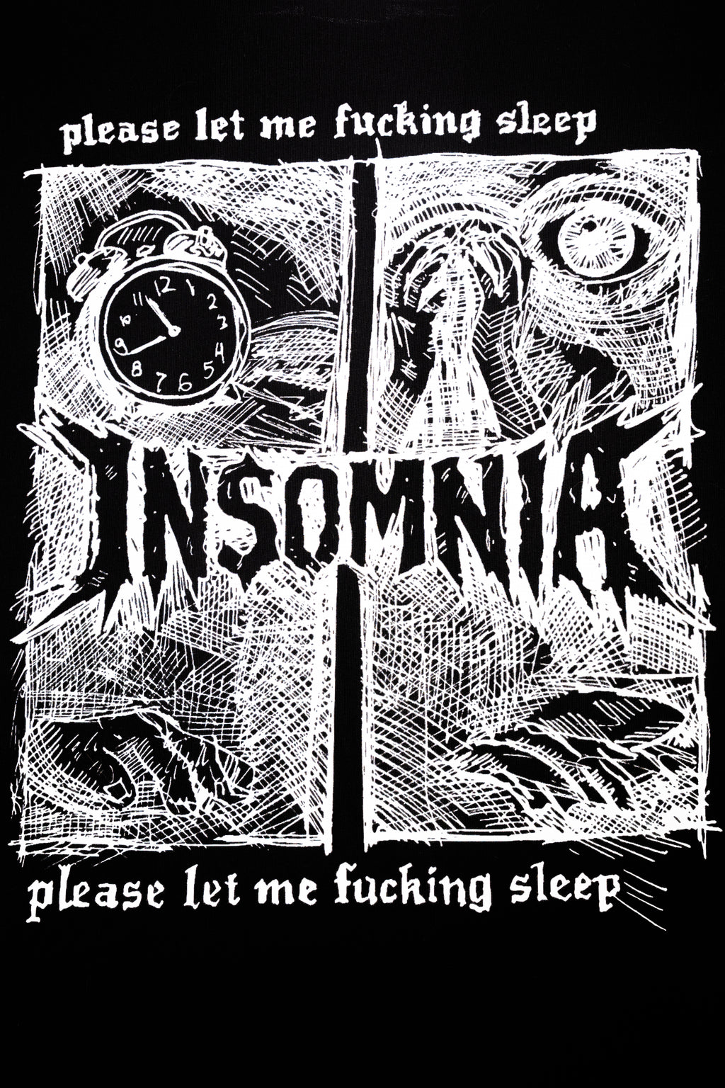LIMITED OVERSIZED T-SHIRT - "INSOMNIA"