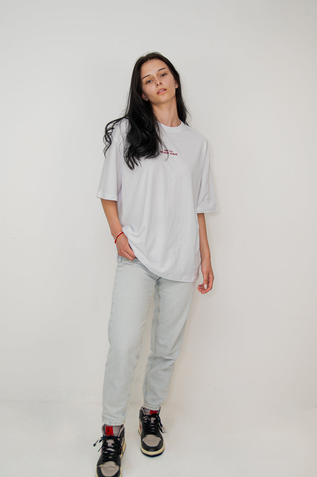 OVERSIZED T-SHIRT ''WE'LL NEVER HAVE''