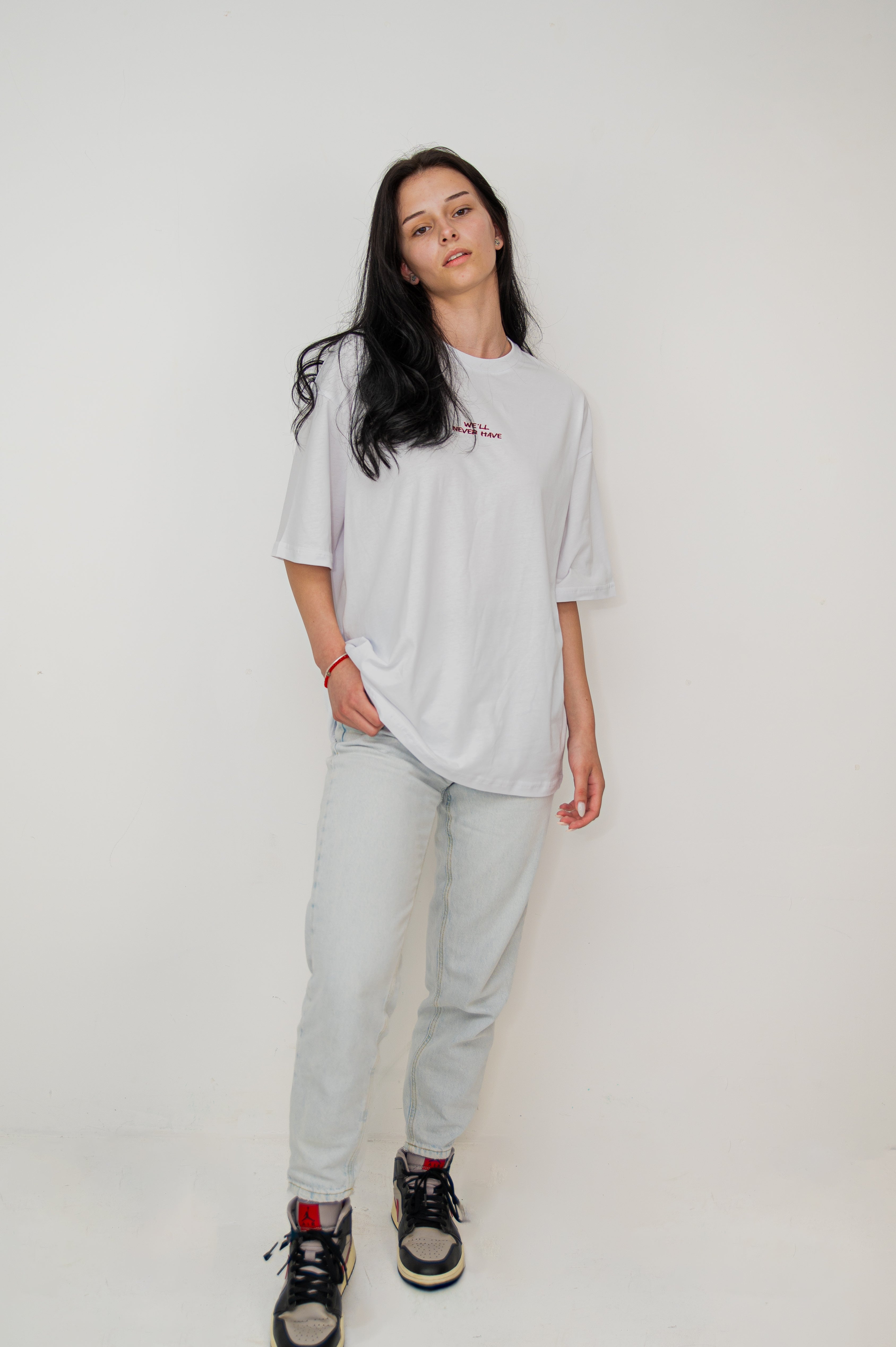 OVERSIZED T-SHIRT ''WE'LL NEVER HAVE''