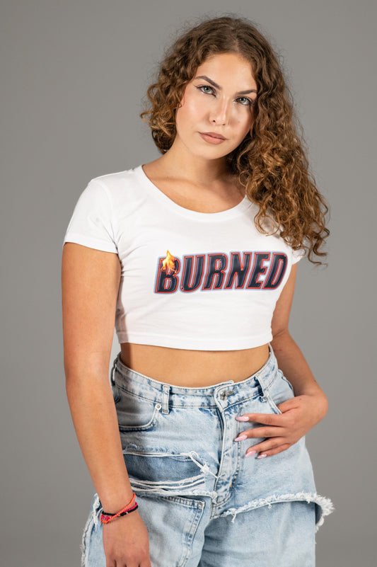 CROP TOP ''BURNED''