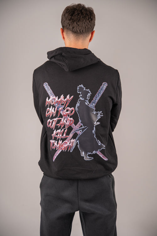 HOODIE-''KILL'' BLACK