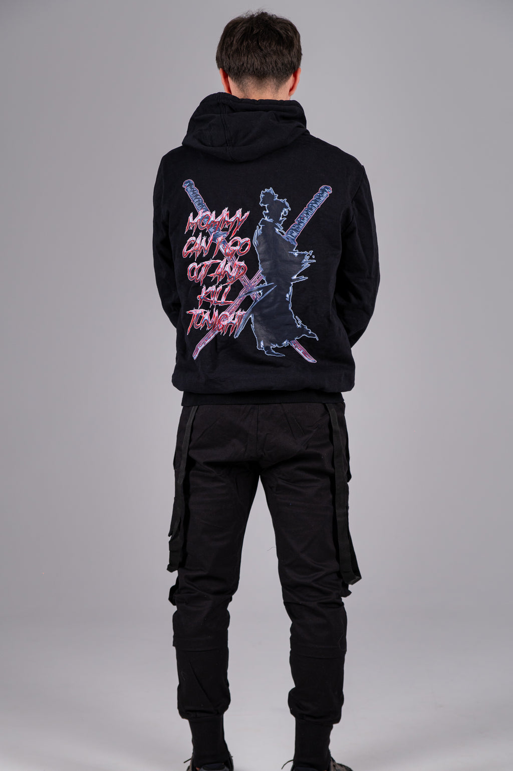 MEN SET HOODIE X CARGO PANTS