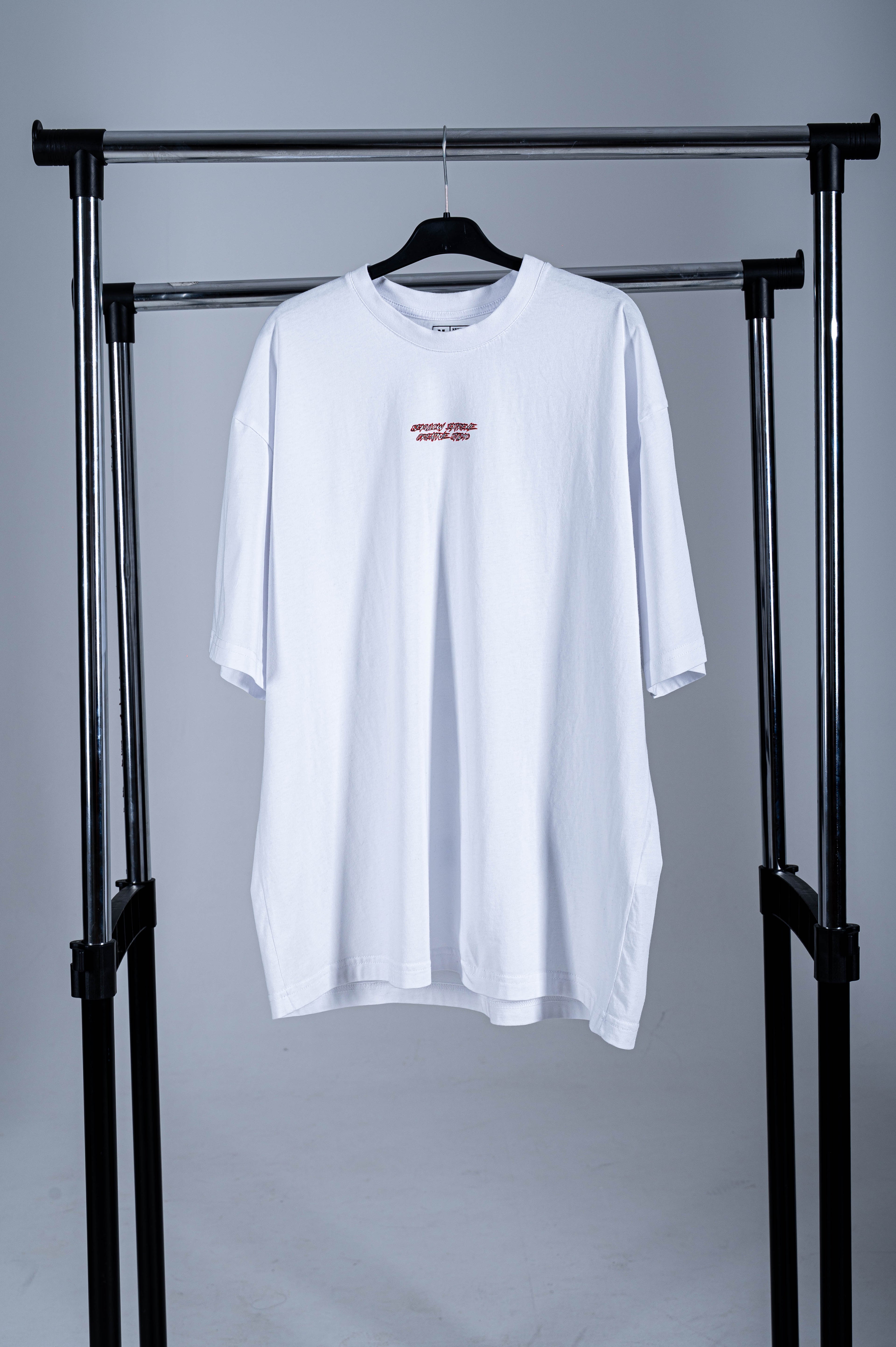 OVERSIZED MEN'S T-SHIRT-"ВЯРА" WHITE