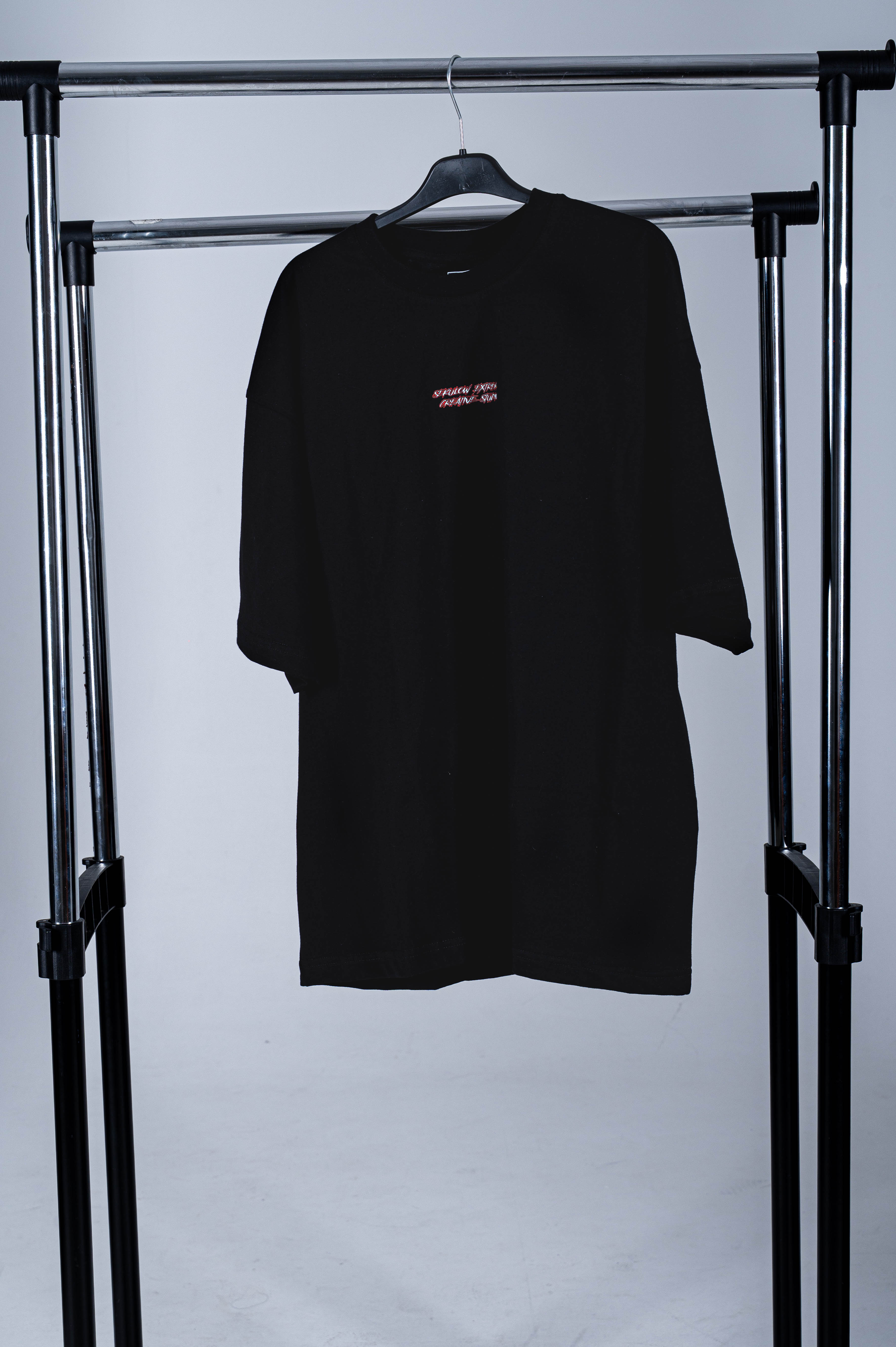 OVERSIZED MEN'S T-SHIRT-"ВЯРА" BLACK
