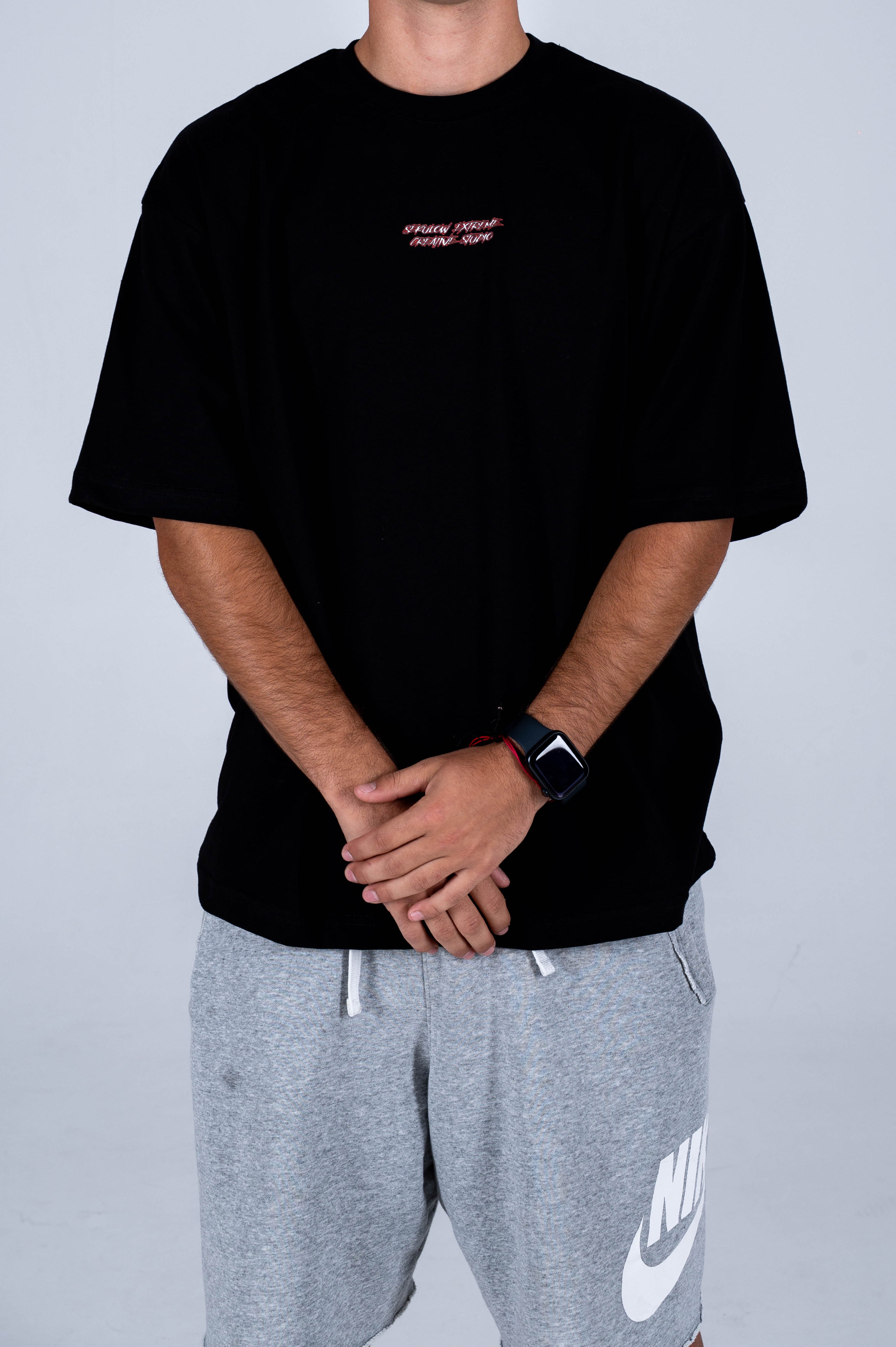 OVERSIZED MEN'S T-SHIRT-"ВЯРА" BLACK